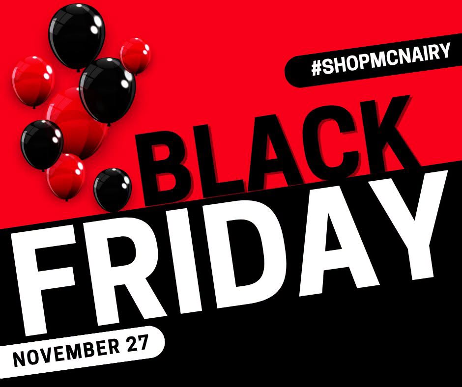 #ShopMcNairy Black Friday