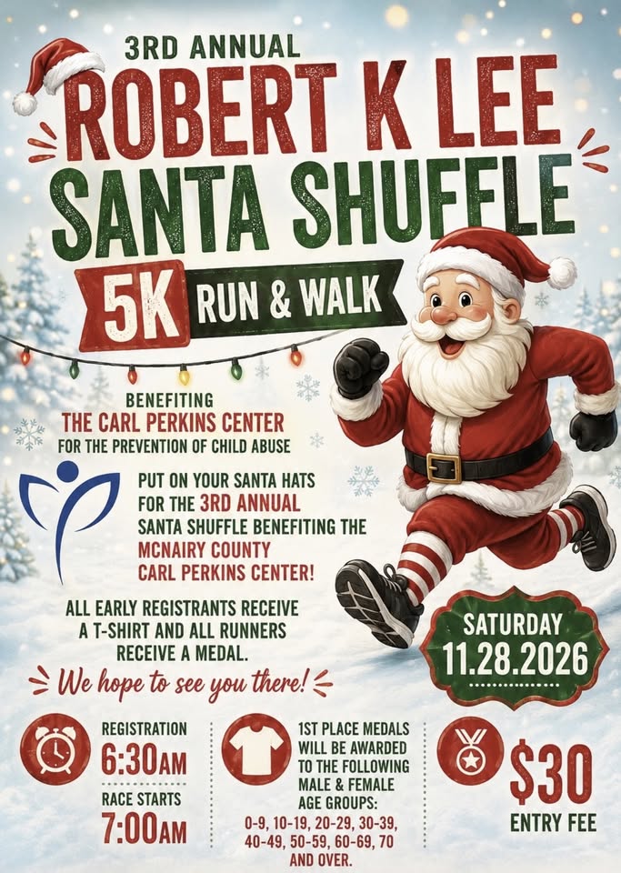 3rd Annual Robert K Lee Santa Shuffle 5K